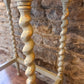 Hand painted hall table with gold leaf - The Barn Shed