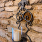 Rustic Metal Wall Candleholder - The Barn Shed