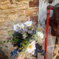 Faux Dark Berry and Wild Flower Arrangement - The Barn Shed