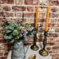 Antique Gold Candlestick | The Barn Shed 