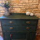 Refurbished Hand Painted Amsterdam Green Sideboard - The Barn Shed