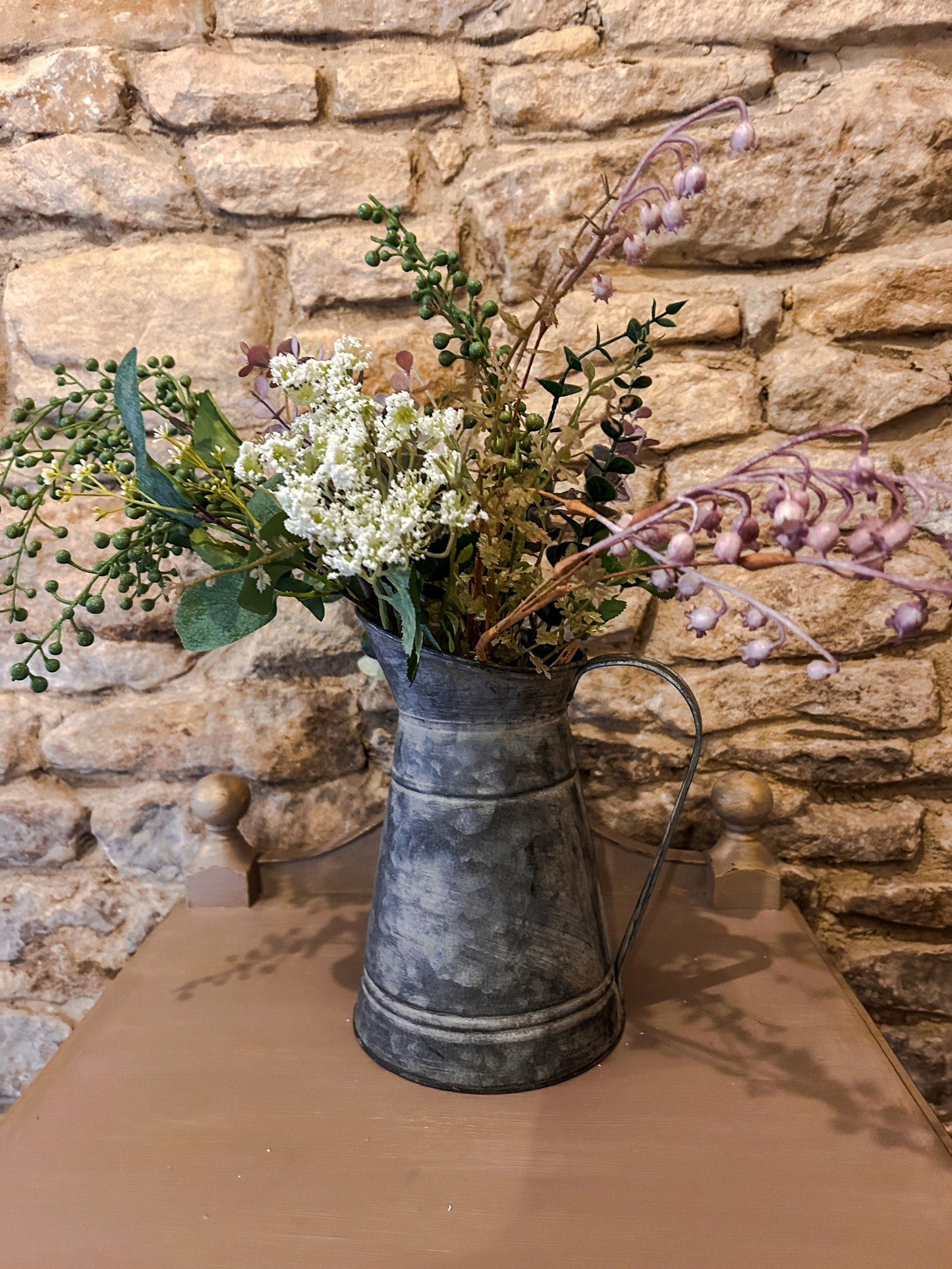 Zinc Distressed Jug- Small - The Barn Shed