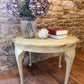 Refurbished hand painted round coffee table in Versailles - The Barn Shed