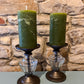 Glass Pillar Candleholder - The Barn Shed