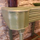 Refurbished Hand Painted Olive Green Hall table - The Barn Shed