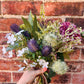 Faux Thistle and Dahlia Arrangement - The Barn Shed