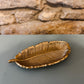 Golden Feather Trinket Dish - The Barn Shed