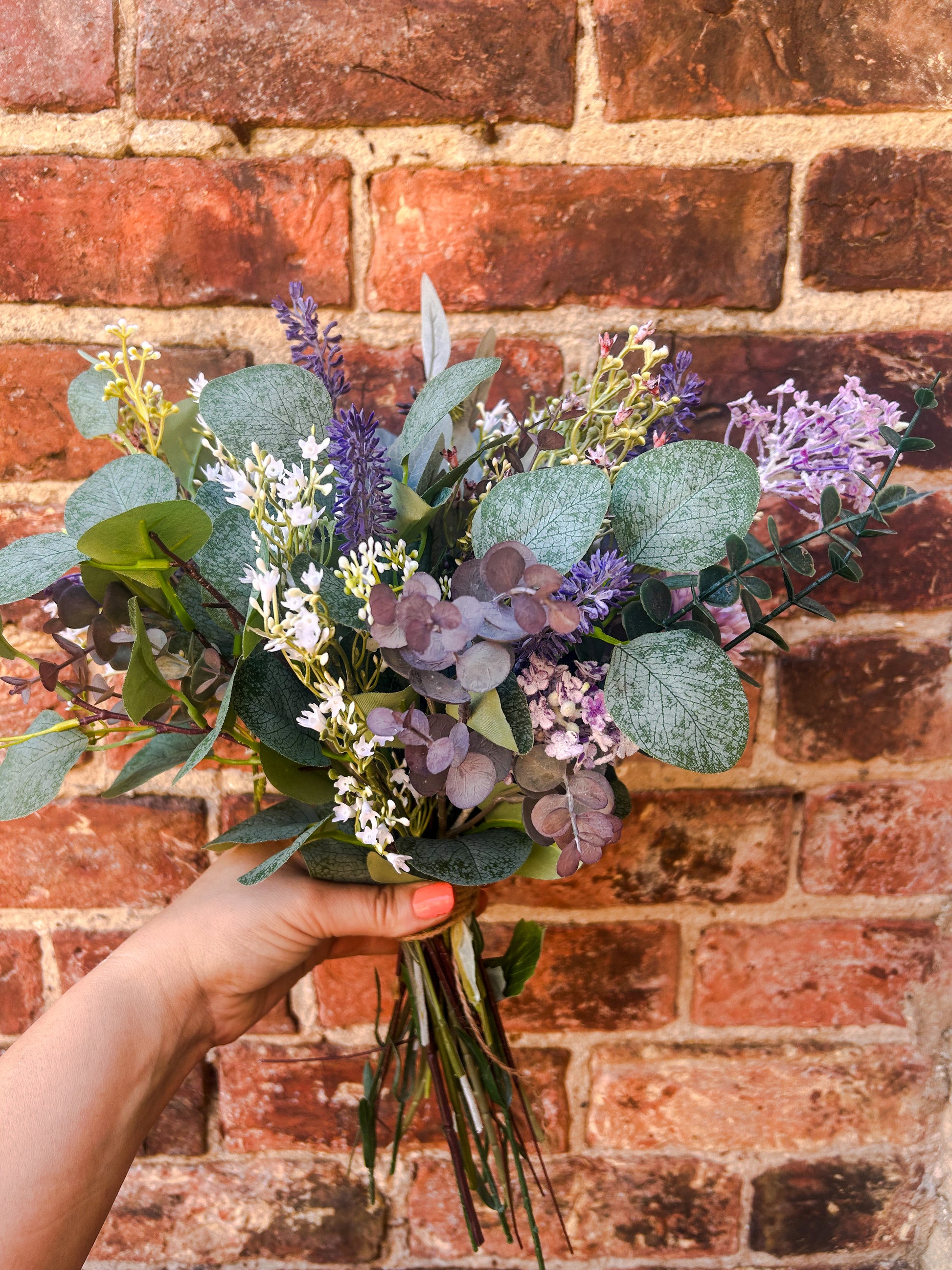 Faux Lavender Arrangement - The Barn Shed