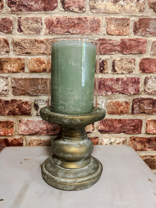 Rustic Hurricane candleholder - The Barn Shed