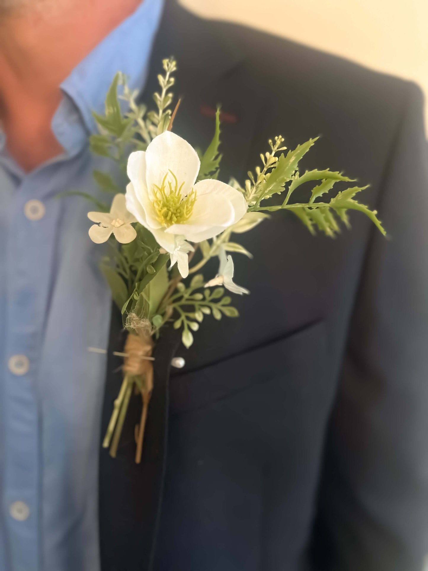 White and Green Bridal Bouquet - The Barn Shed