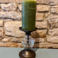 Glass Pillar Candleholder - The Barn Shed