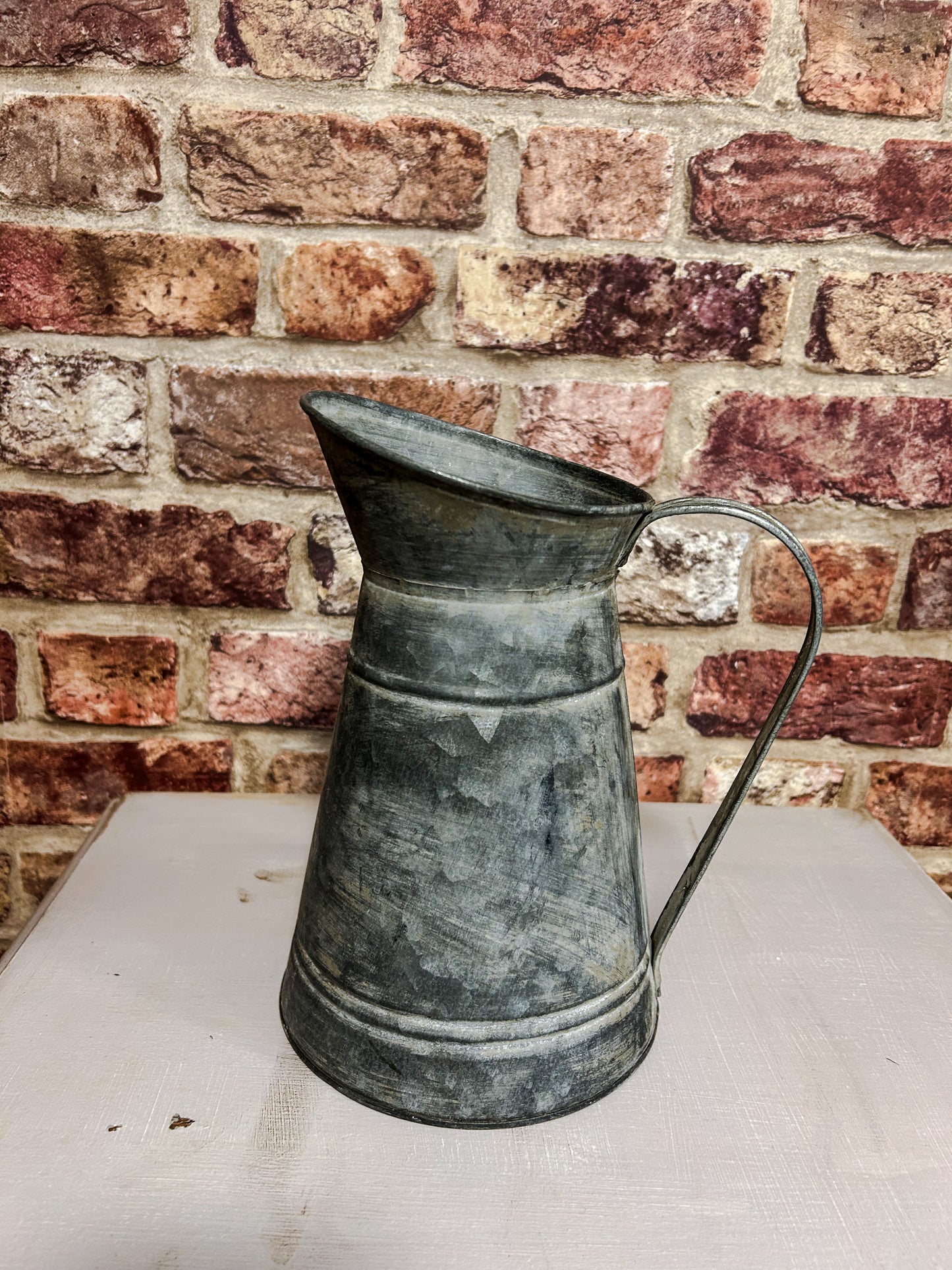 Zinc Distressed Jug- Small - The Barn Shed