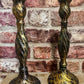 Antique Gold Candlestick | The Barn Shed 