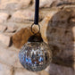 Glass cracked vintage effect baubles -various sizes and colours - The Barn Shed