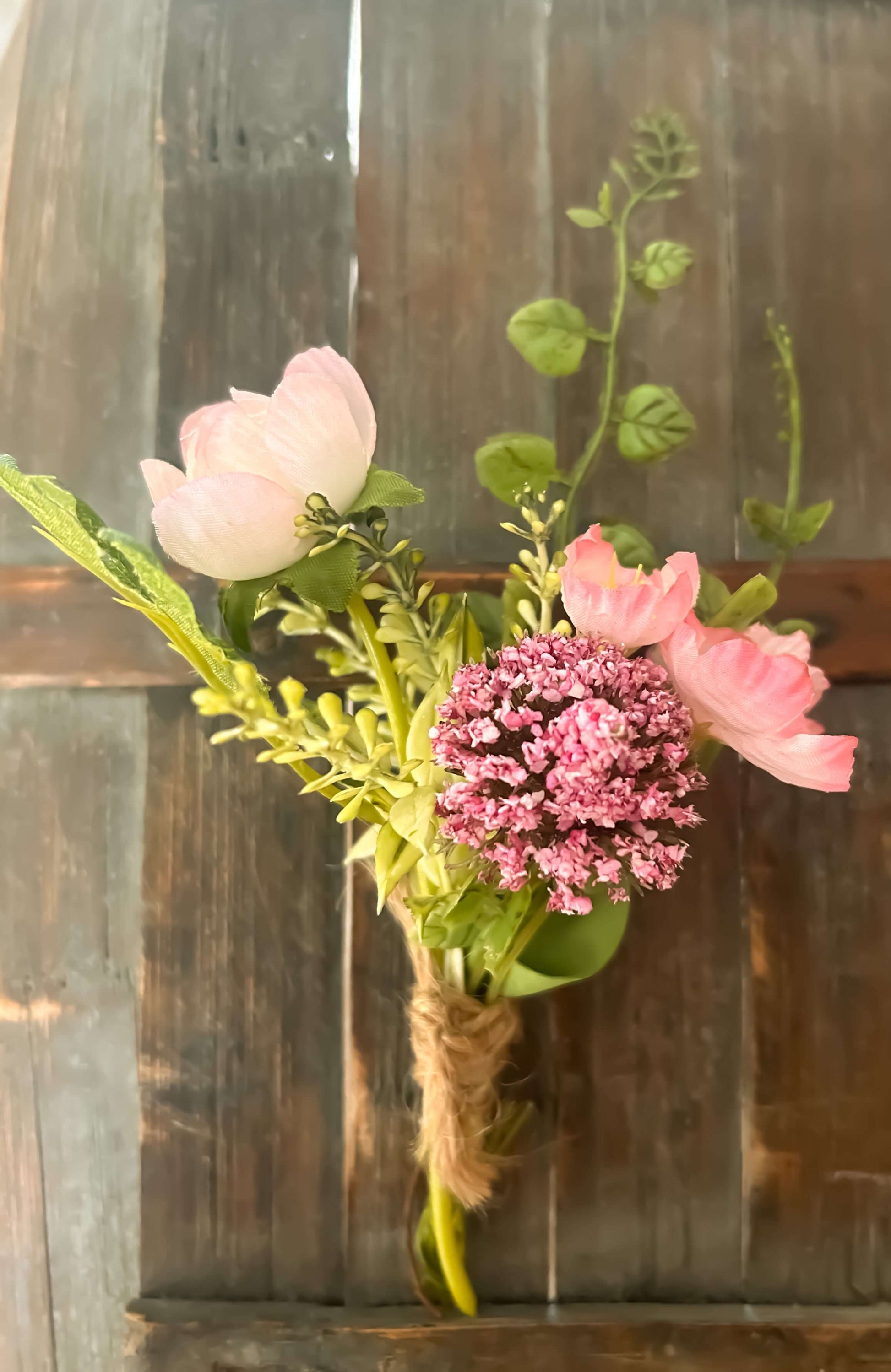 Colourful Spring Bridal Bouquet - The Barn Shed