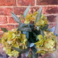 Faux Green Hortensia Arrangement - The Barn Shed