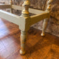 Hand painted hall table with gold leaf - The Barn Shed