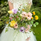 Colourful Spring Bridal Bouquet - The Barn Shed