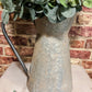 Zinc Distressed Jug- Small - The Barn Shed