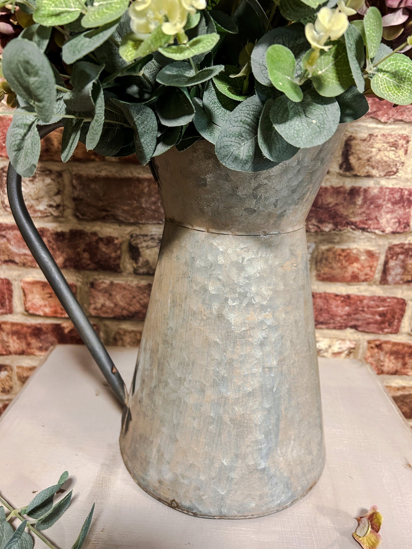 Zinc Distressed Jug- Small - The Barn Shed