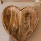 Wooden Heart Bowl- Mango Wood - The Barn Shed