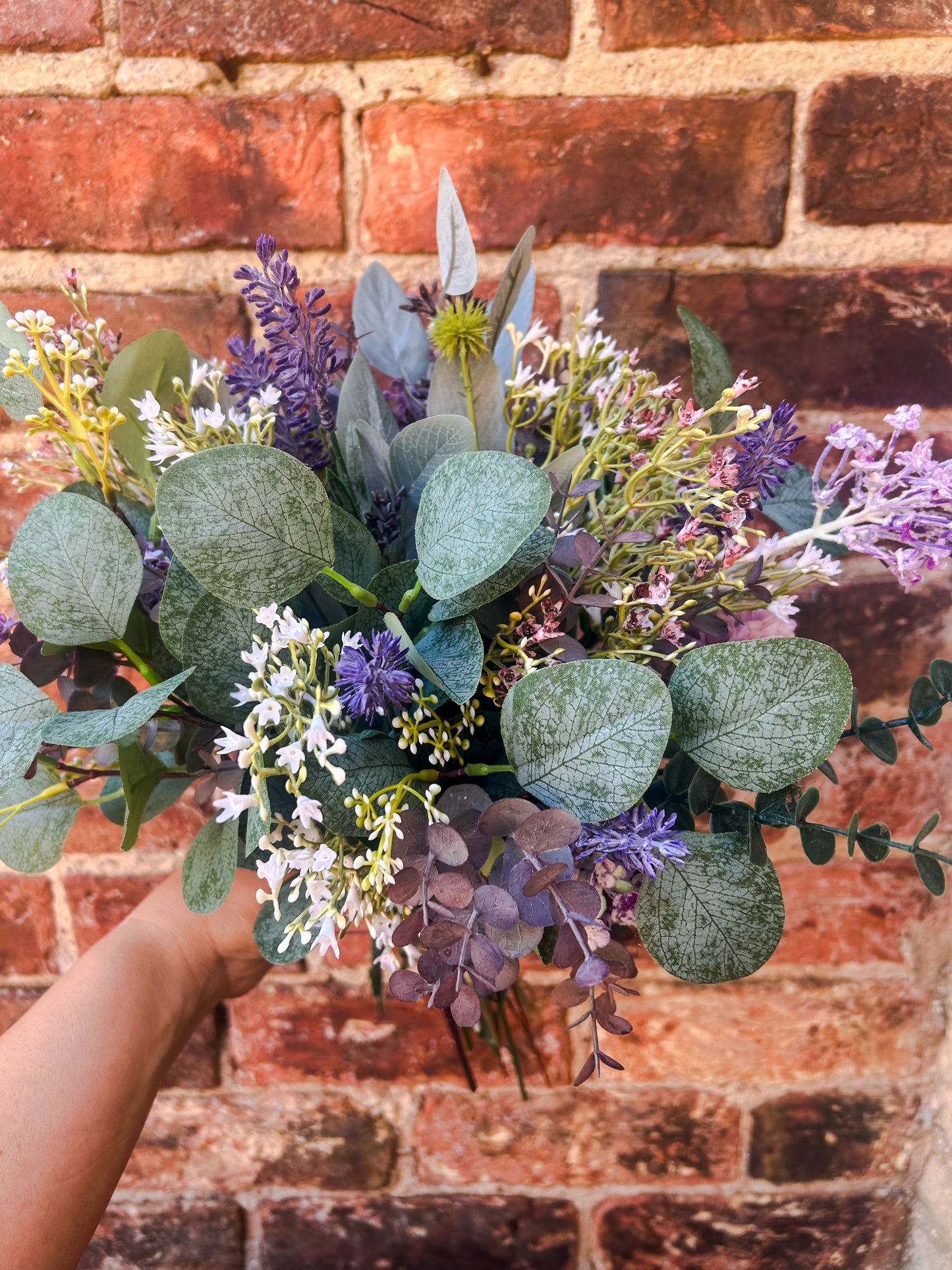 Faux Lavender Arrangement - The Barn Shed