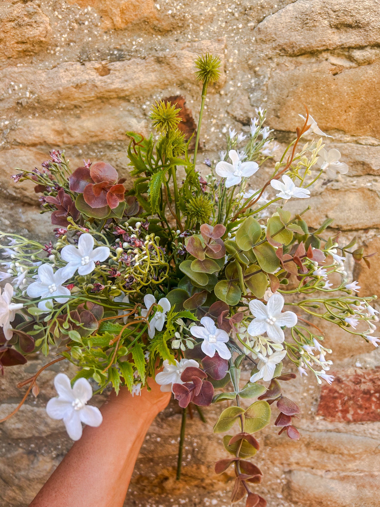 Wild Faux Flower arrangement - The Barn Shed