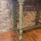 Refurbished Hand Painted Olive Green Hall table - The Barn Shed