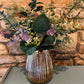 Fluted Antique Gold Votive - The Barn Shed