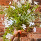 Faux White Bellflower Arrangment - The Barn Shed