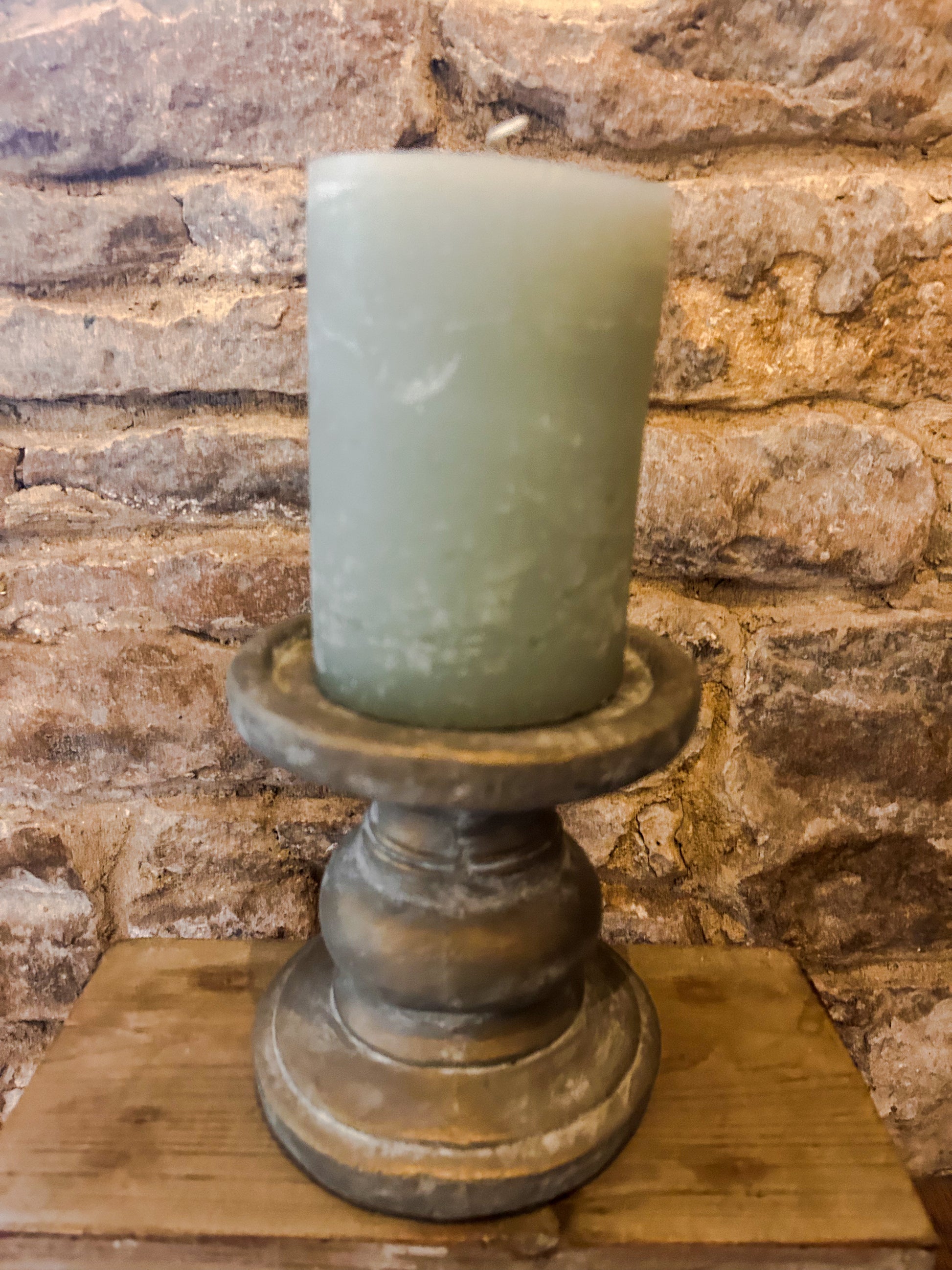 Rustic Hurricane candleholder - The Barn Shed