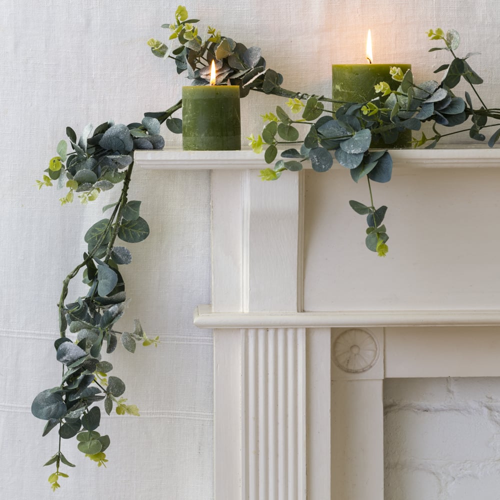 Frosted Eucalyptus Garland - The Barn Shed