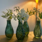 Small Rustic Glass Vase- Available in 3 Colours