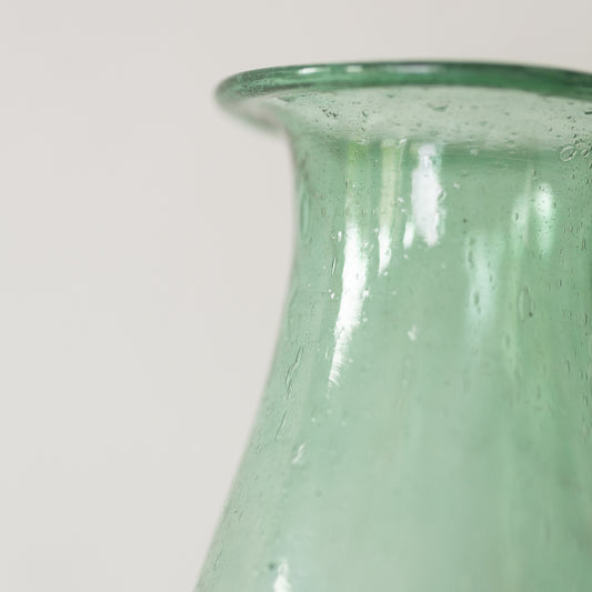 Recycled Glass Vase in Teal - The Barn Shed