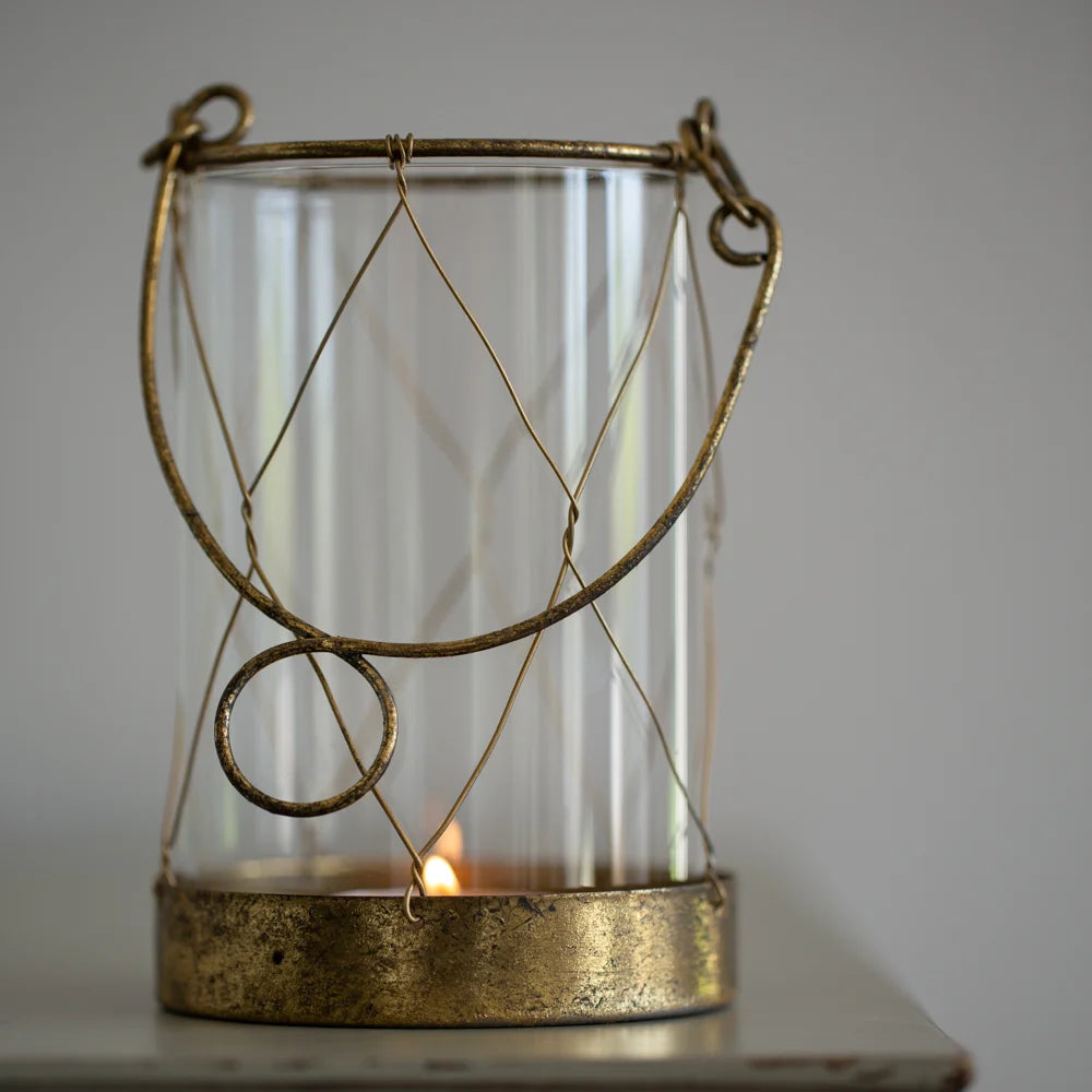 Wire candle holder - The Barn Shed