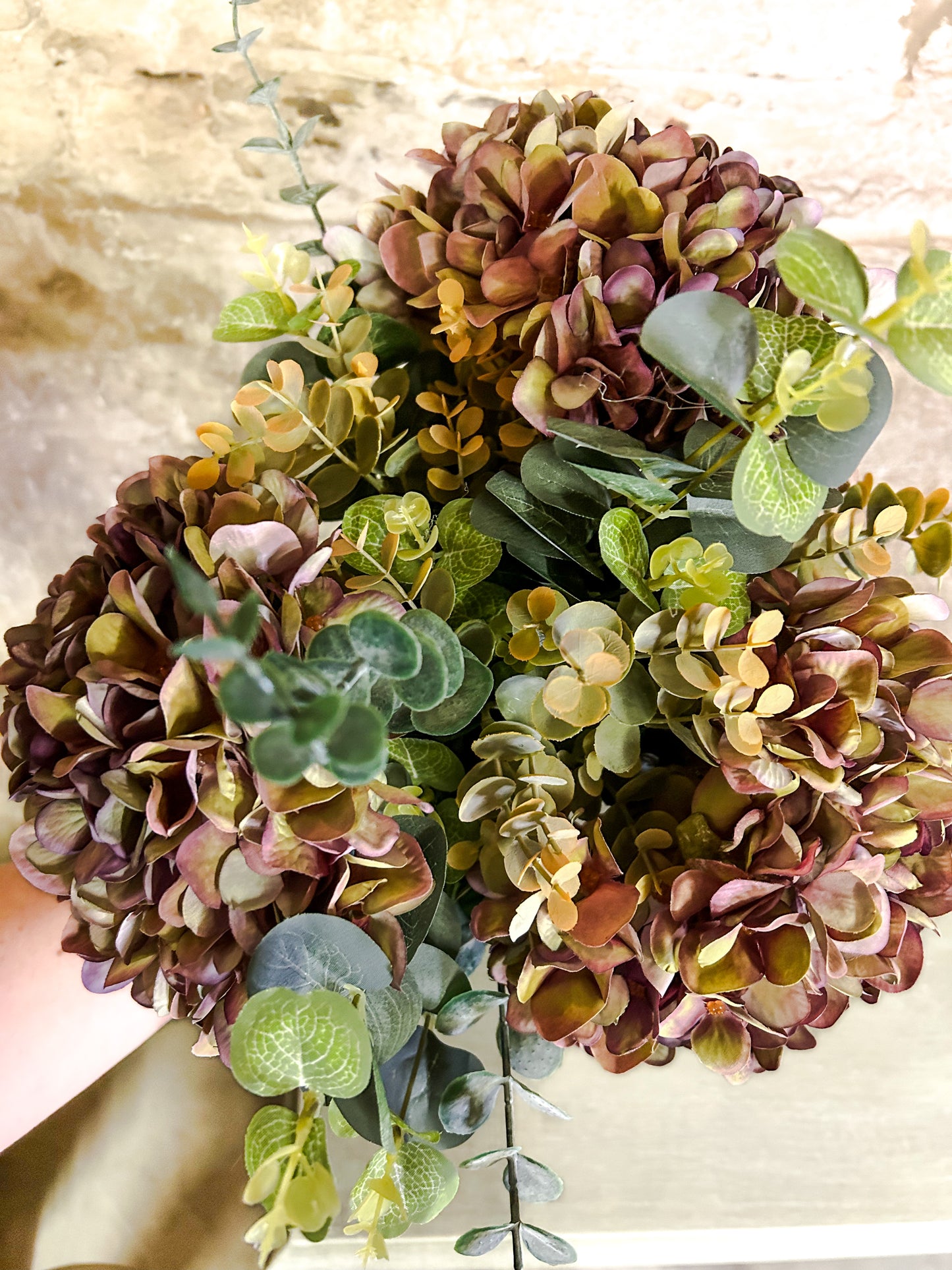 Autumn Burgundy Hydrangeas