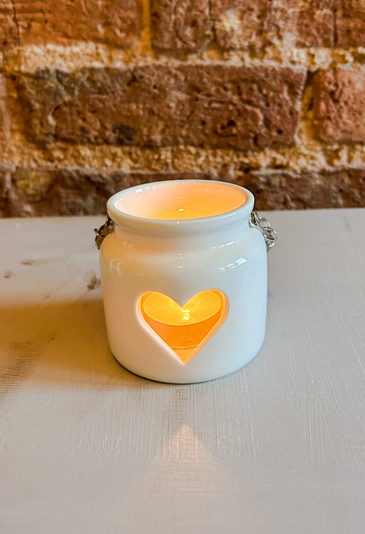 Heart Shaped Candle Holder