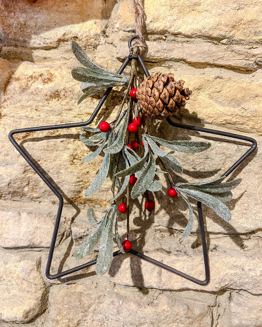 Berry Star Wreath