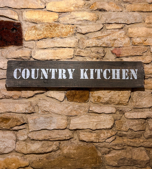 Country Kitchen Sign