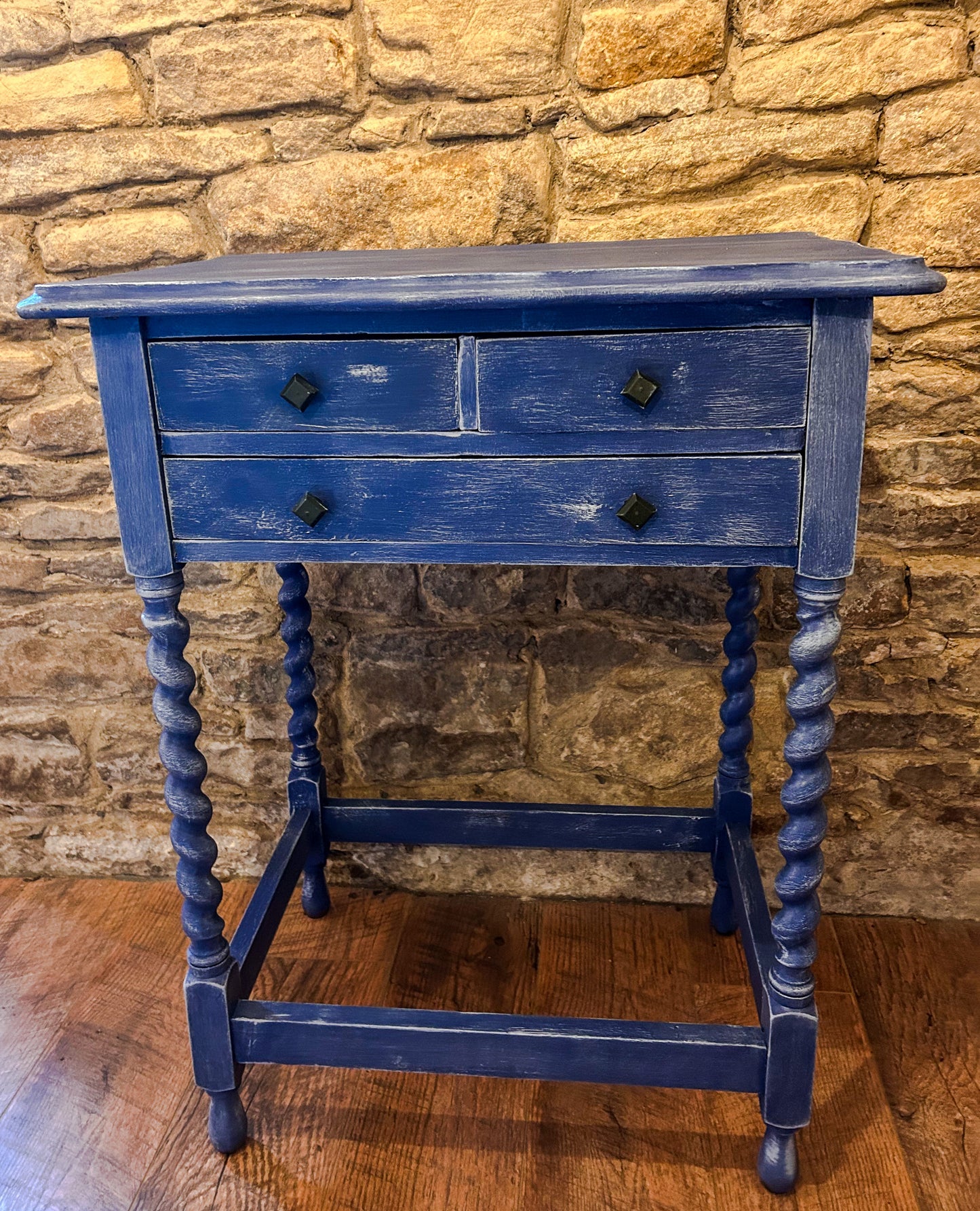 Refurbished Table with Drawers 