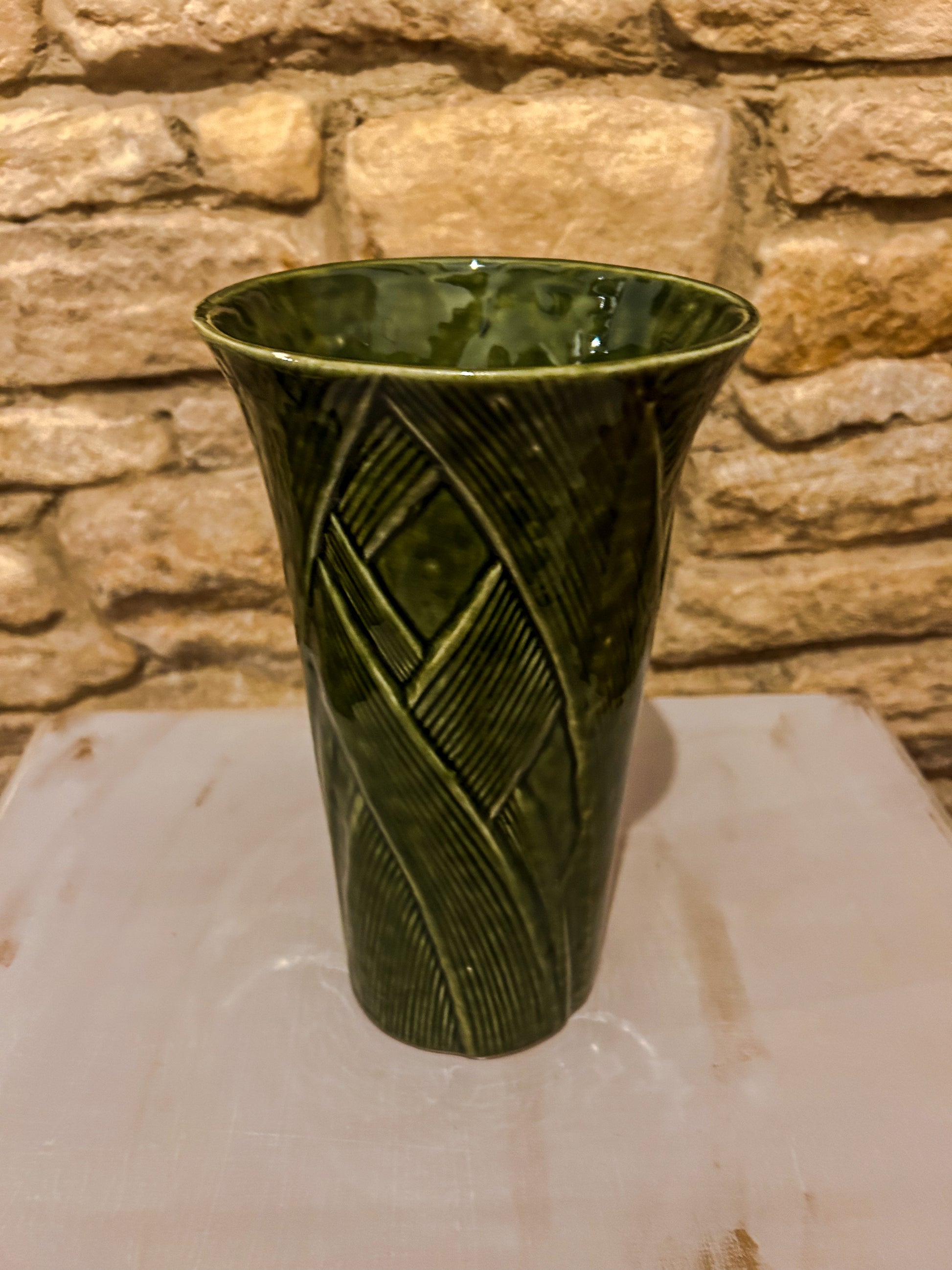 Olive Green Vase