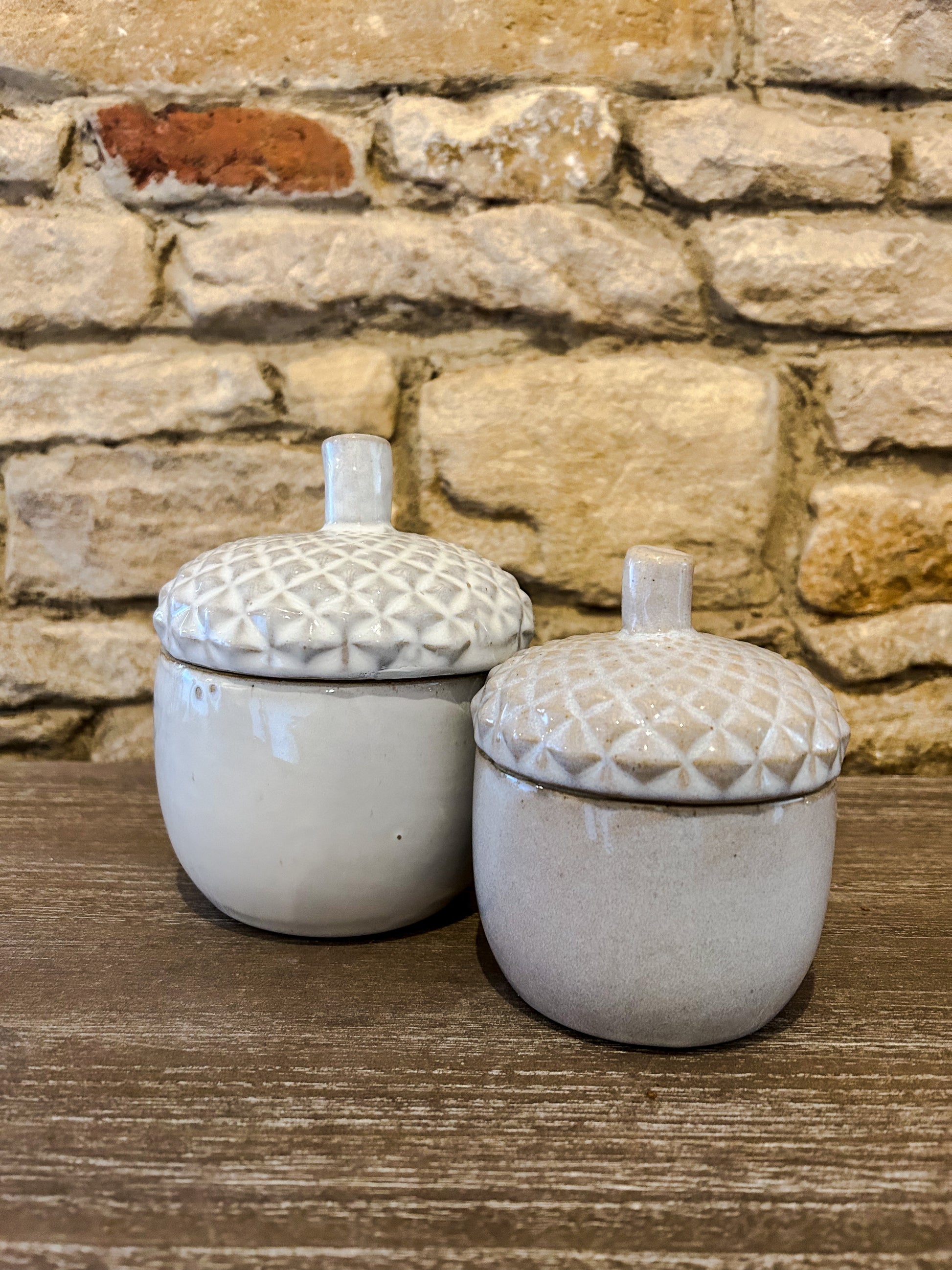 Ceramic Acorn Pot-Various Sizes - The Barn Shed