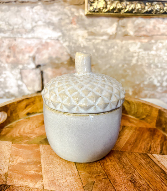 Ceramic Acorn Pot