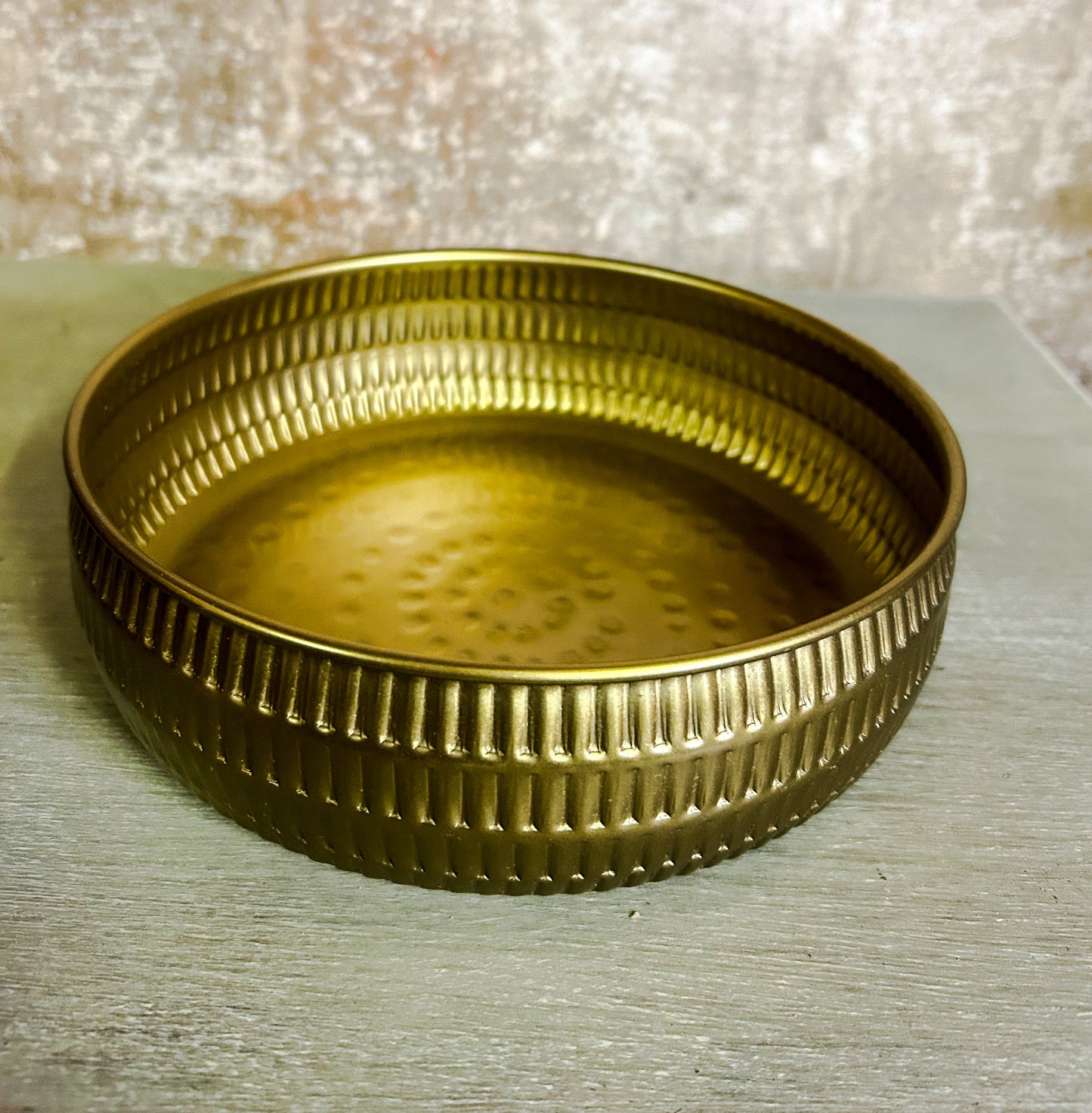 Hammered Gold Bowl 