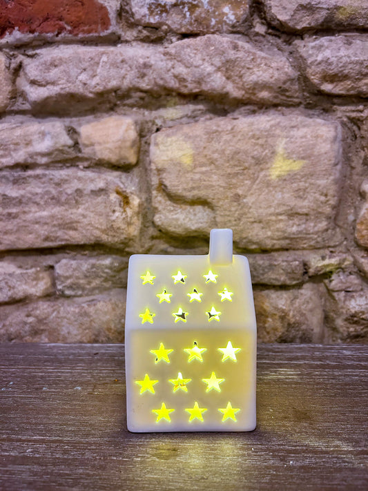 Ceramic LED Starry House - The Barn Shed