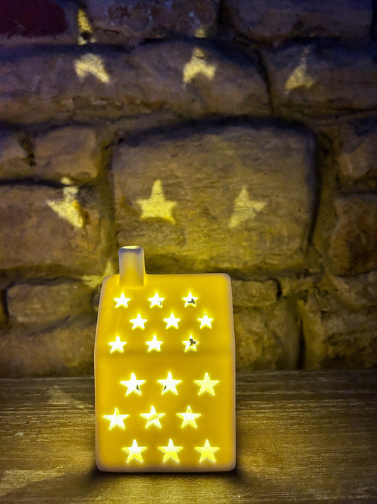 Ceramic LED Starry House - The Barn Shed