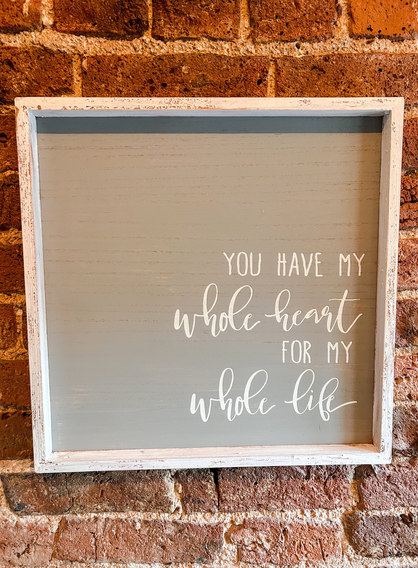 Wooden Framed Plaque