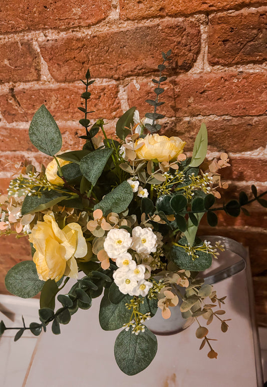 Fake Yellow Flower Arrangements