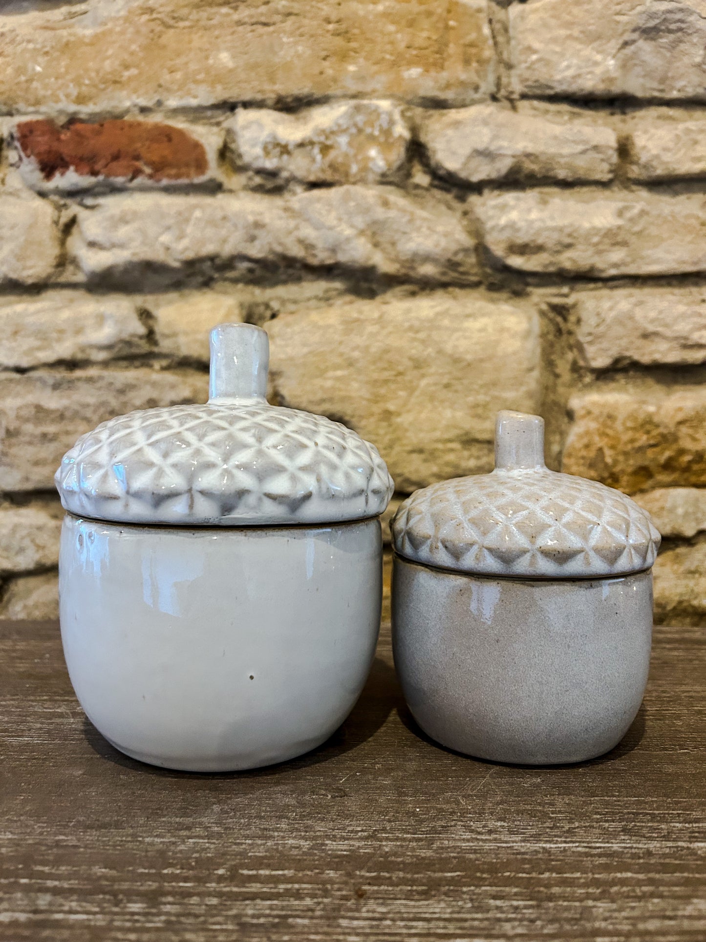 Ceramic Acorn Pot-Various Sizes - The Barn Shed