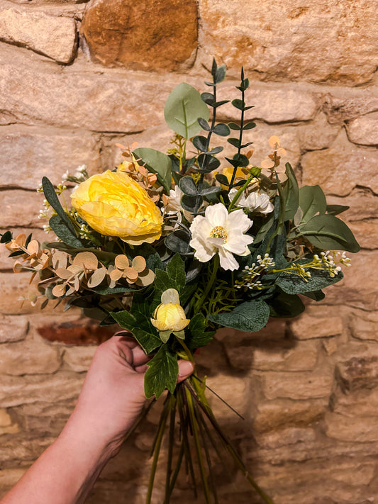 Fake Yellow Flower Arrangements